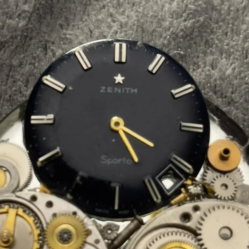Zenith Watch Face Gears Steampunk Handmade Artesian Brooch Luxury Collector